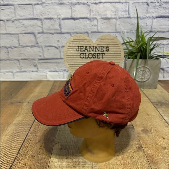 Columbia Off Shore Adventures Strapback Hat Burnt Orange Embroidered One Size - Picture 4 of 9